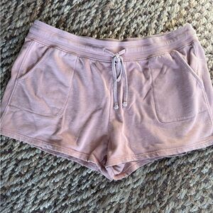 Natural Reflections Light Coral Athletic Shorts